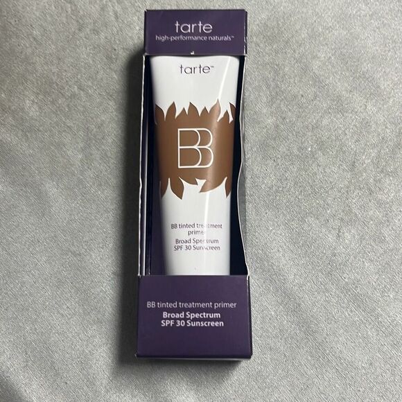 Tarte BB Cream Tinted Treatment 12 Hour Primer Deep SPF 30 Sunscreen 8/23 New - Picture 1 of 4